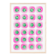 Load image into Gallery viewer, Riso-printed poster Luminous Kid Pink + Green
